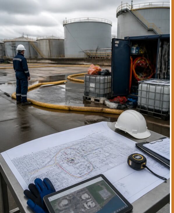 Разработка плана ликвидации разливов нефти в Одинцове